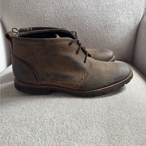 Rockport Men's Leather Chukka Boot Brown Size 9.5 Adiprene Rubber Sole